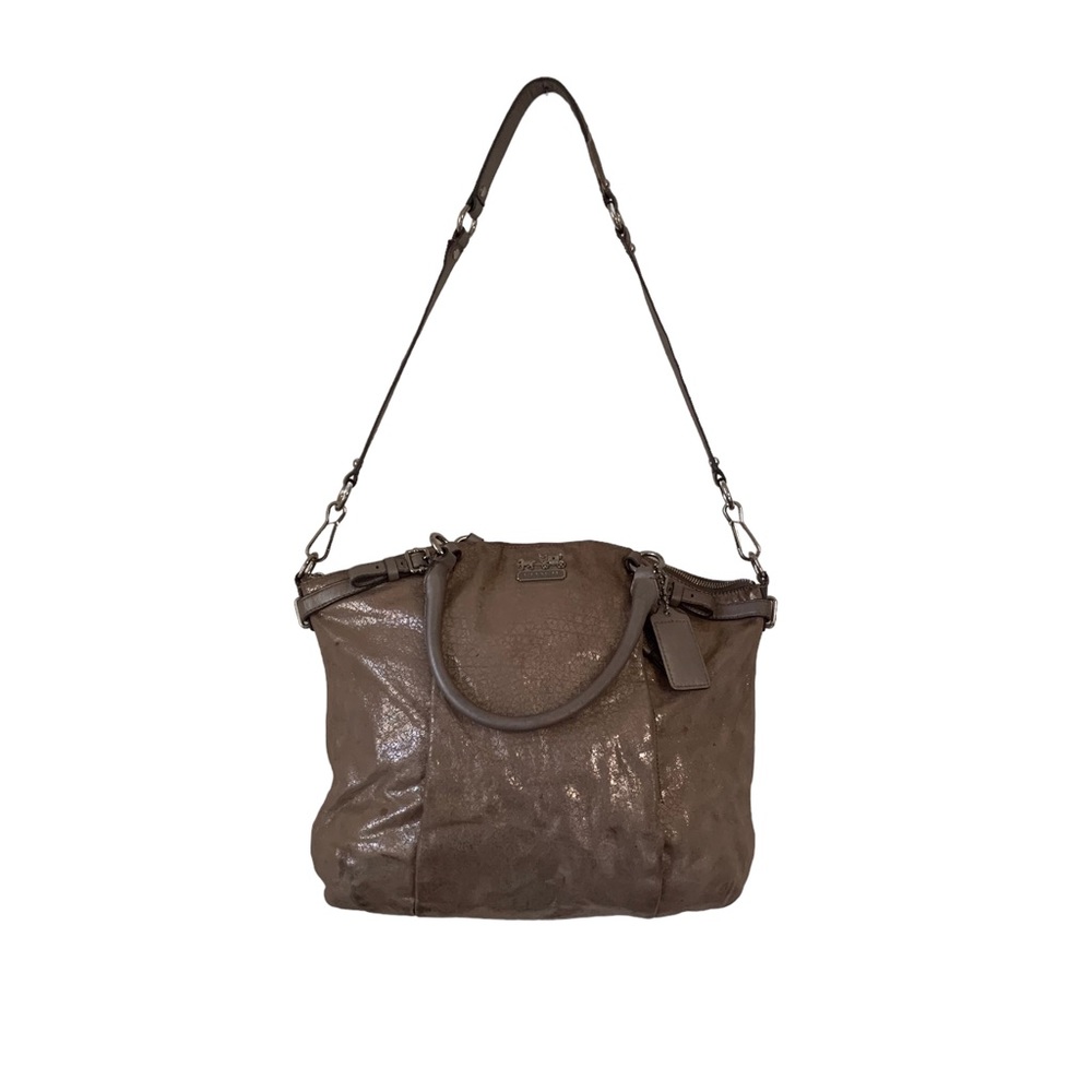 COACH MADISON SOPHIA METALLIC SATCHEL BAG - Picture 4 of 16